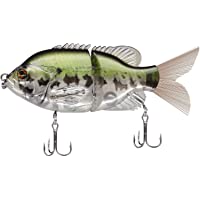 TRUSCEND Señuelos Articulados para Pesca 13cm Pez Nadador Swimbait Glidebait Cebo con Anzuelos Mustad Agua Dulce Mar